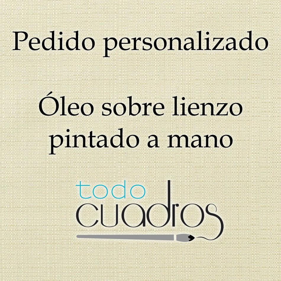 1 x cuadro al óleo en stock 85 x 66 cm Café terrace y Campo di fiori di Aries 51 x 61 cm. Pedido personalizado para Carmen Garone