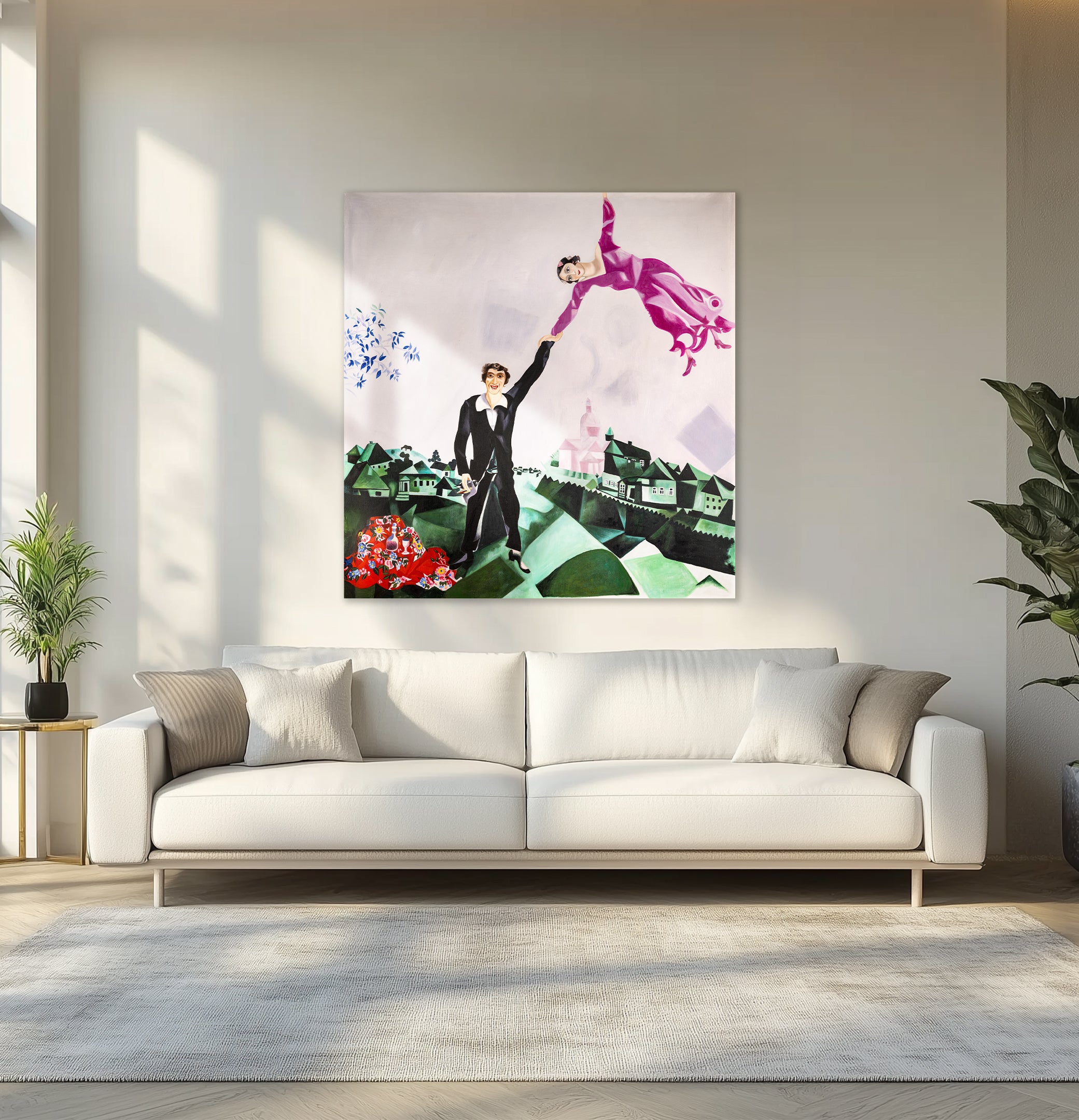 El paseo, Chagall