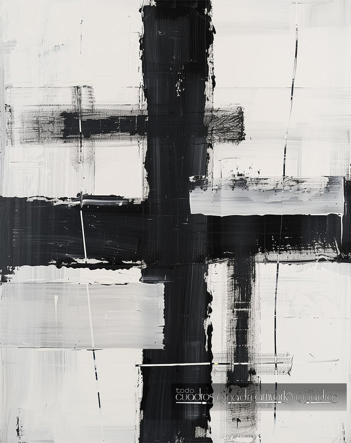 Intersección en blanco y negro