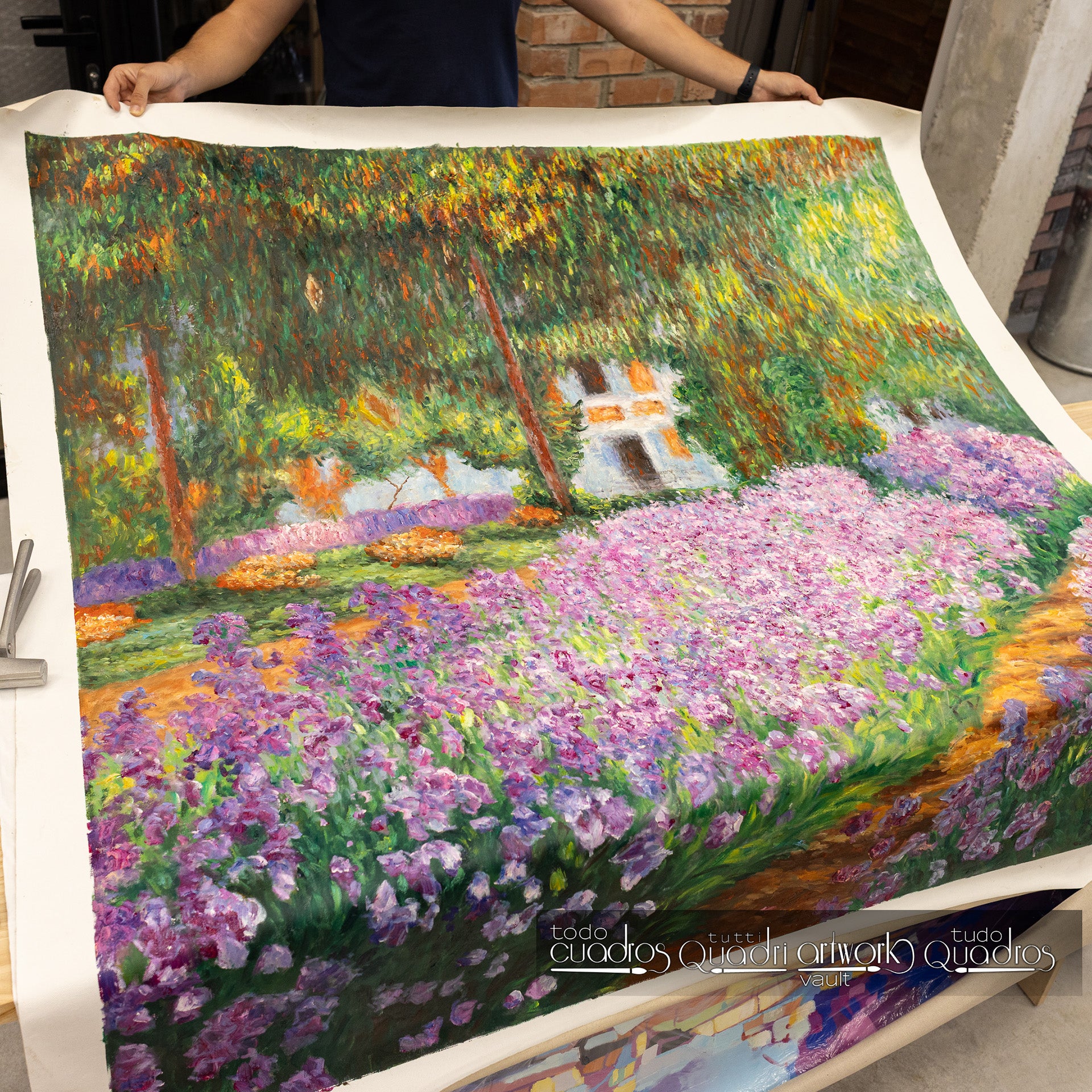 El jardín del artista en Giverny, Monet