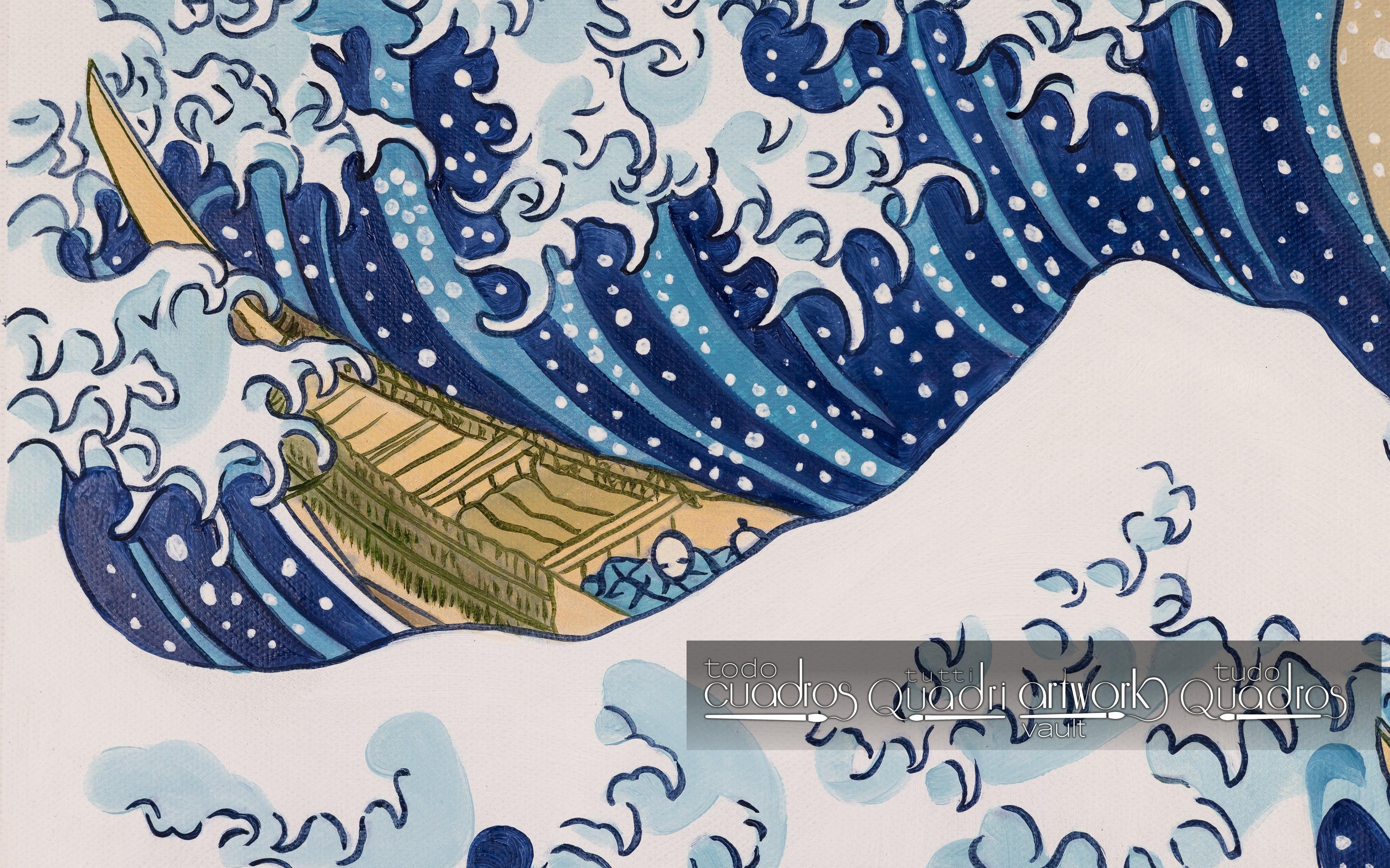 La gran ola de Kanagawa, K. Hokusai