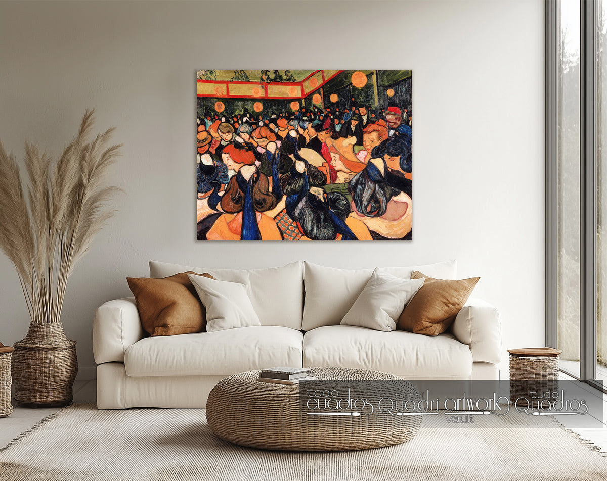 El salón de baile en Arles, Van Gogh