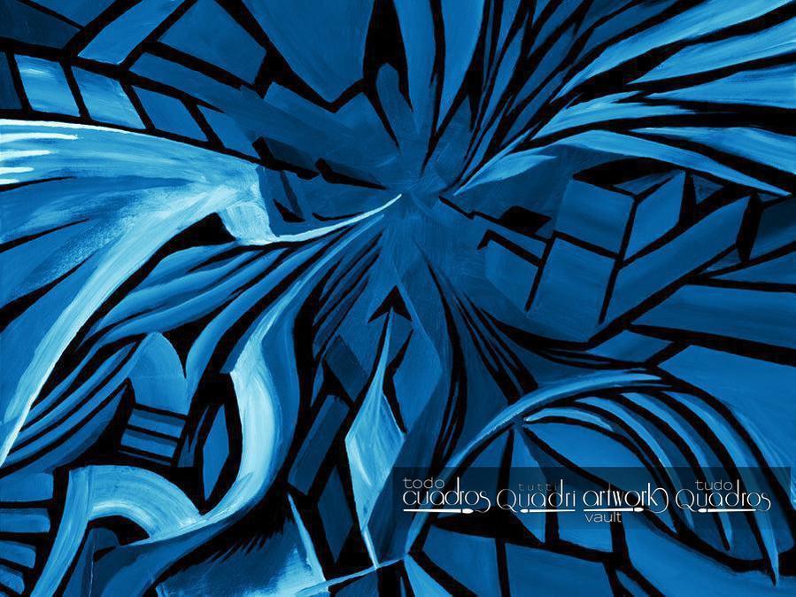 Formas azules, Abstracto