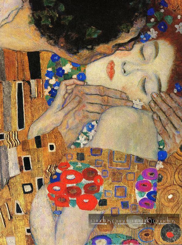 El beso (caras), Klimt