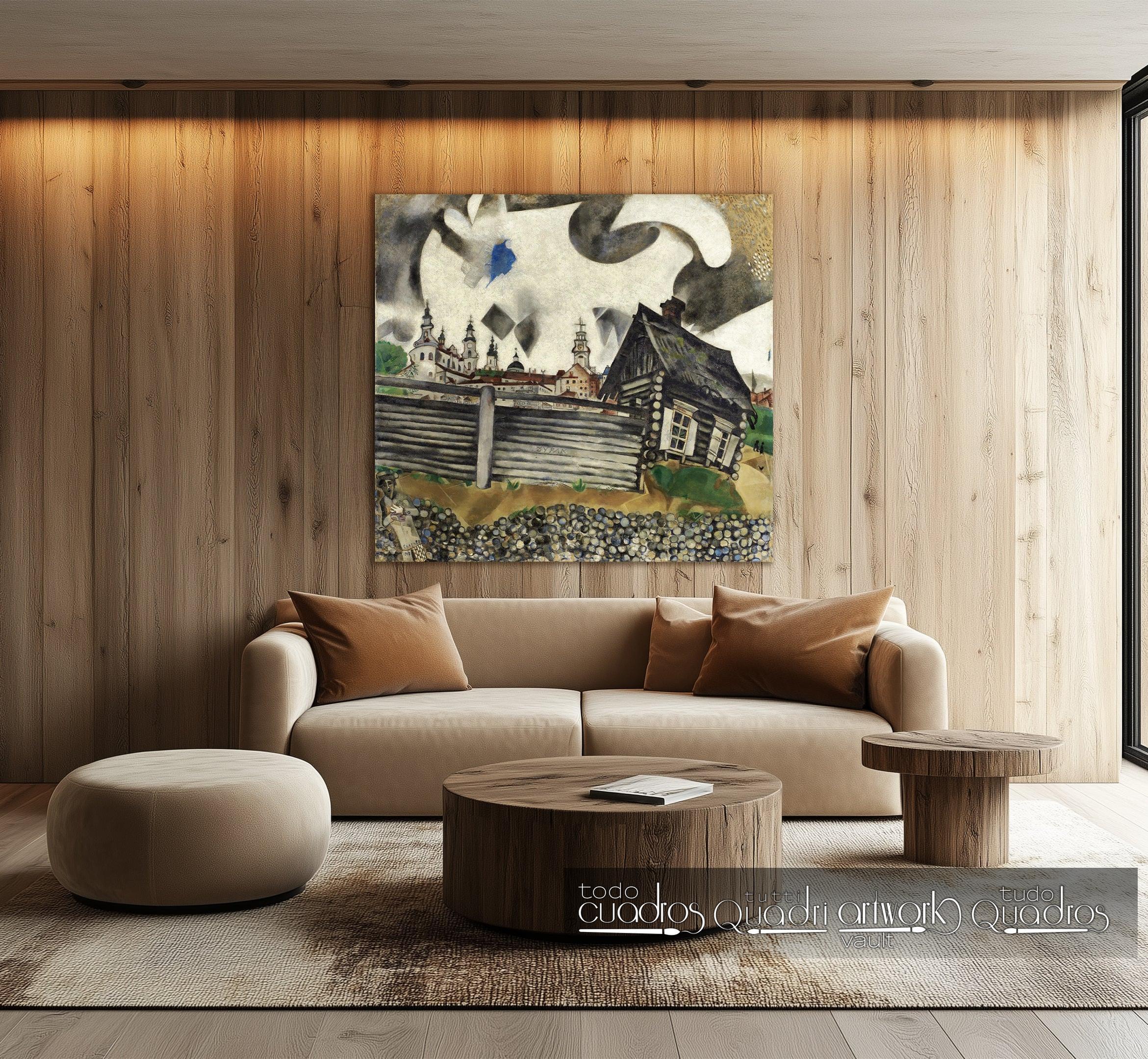 La casa gris, Chagall