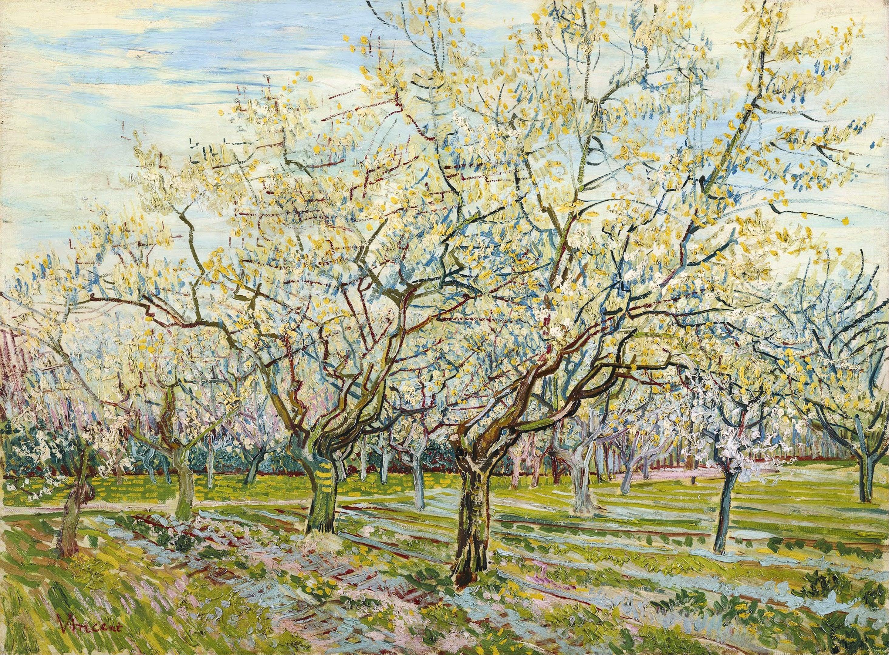 El huerto blanco, Van Gogh