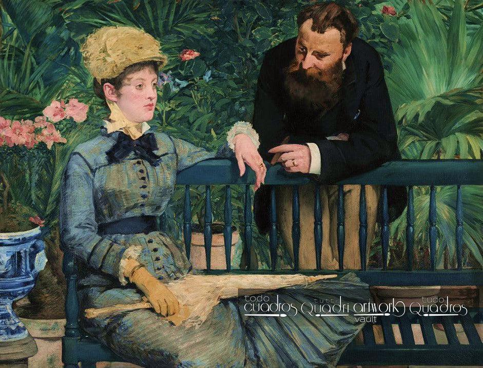 En el conservatorio, Manet