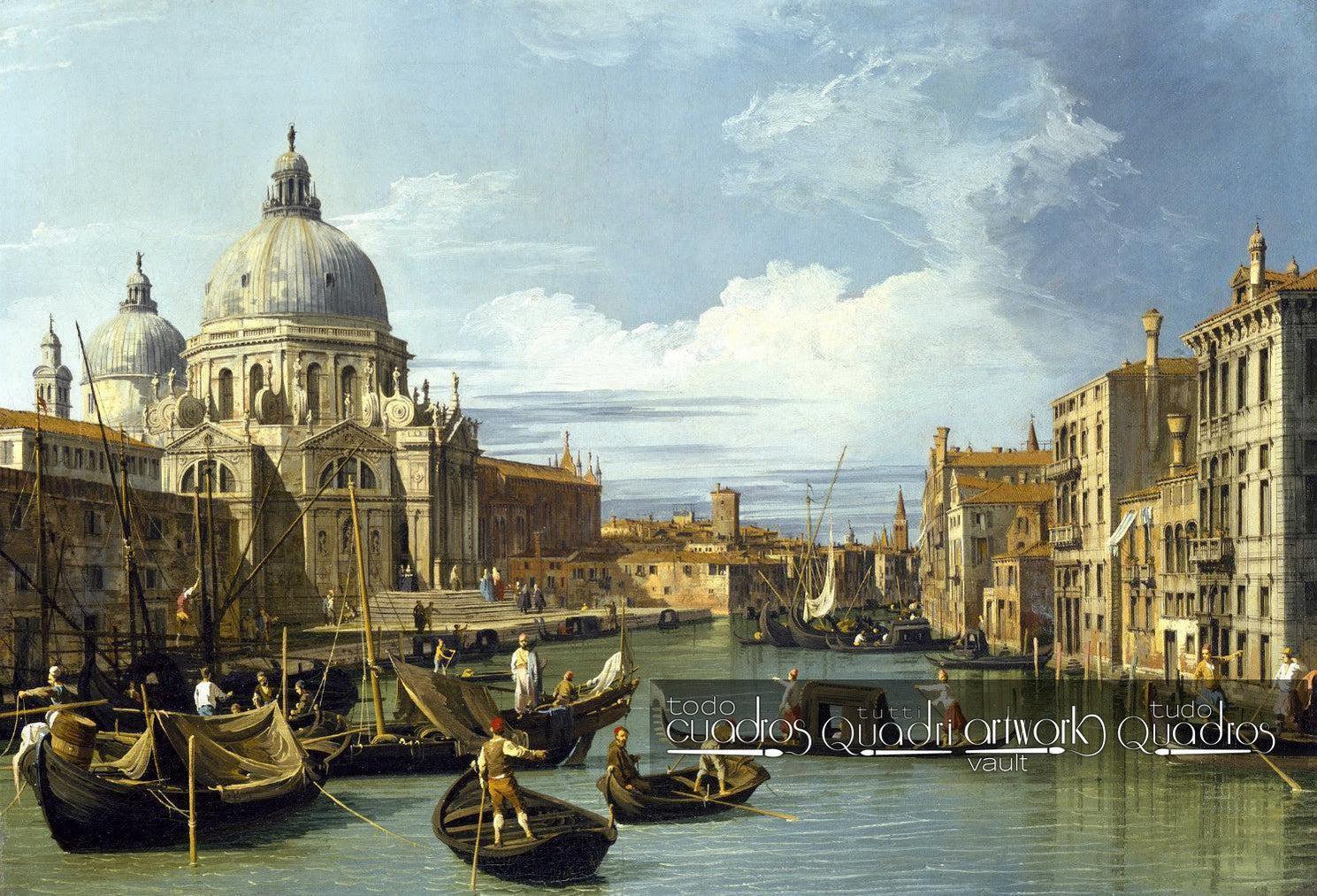 La entrada al gran canal de Venecia, Canaletto