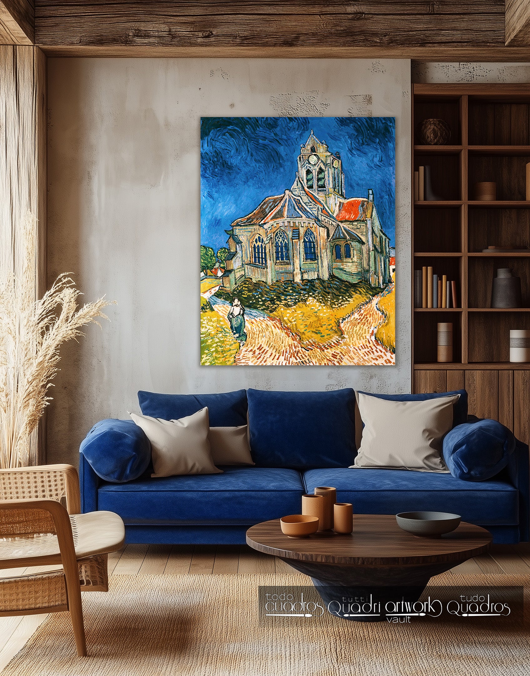 La iglesia de Auvers, Van Gogh