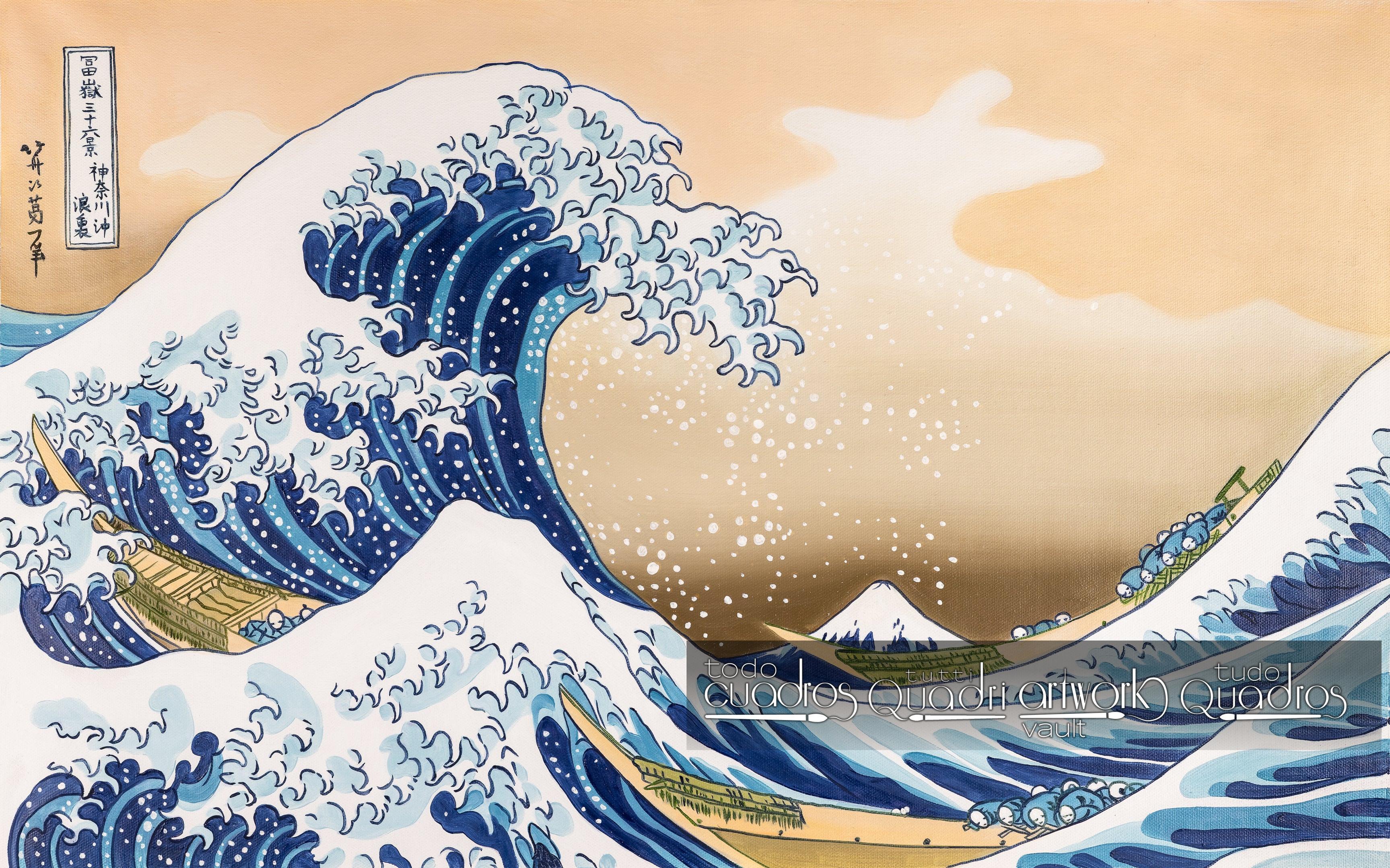 La gran ola de Kanagawa, K. Hokusai