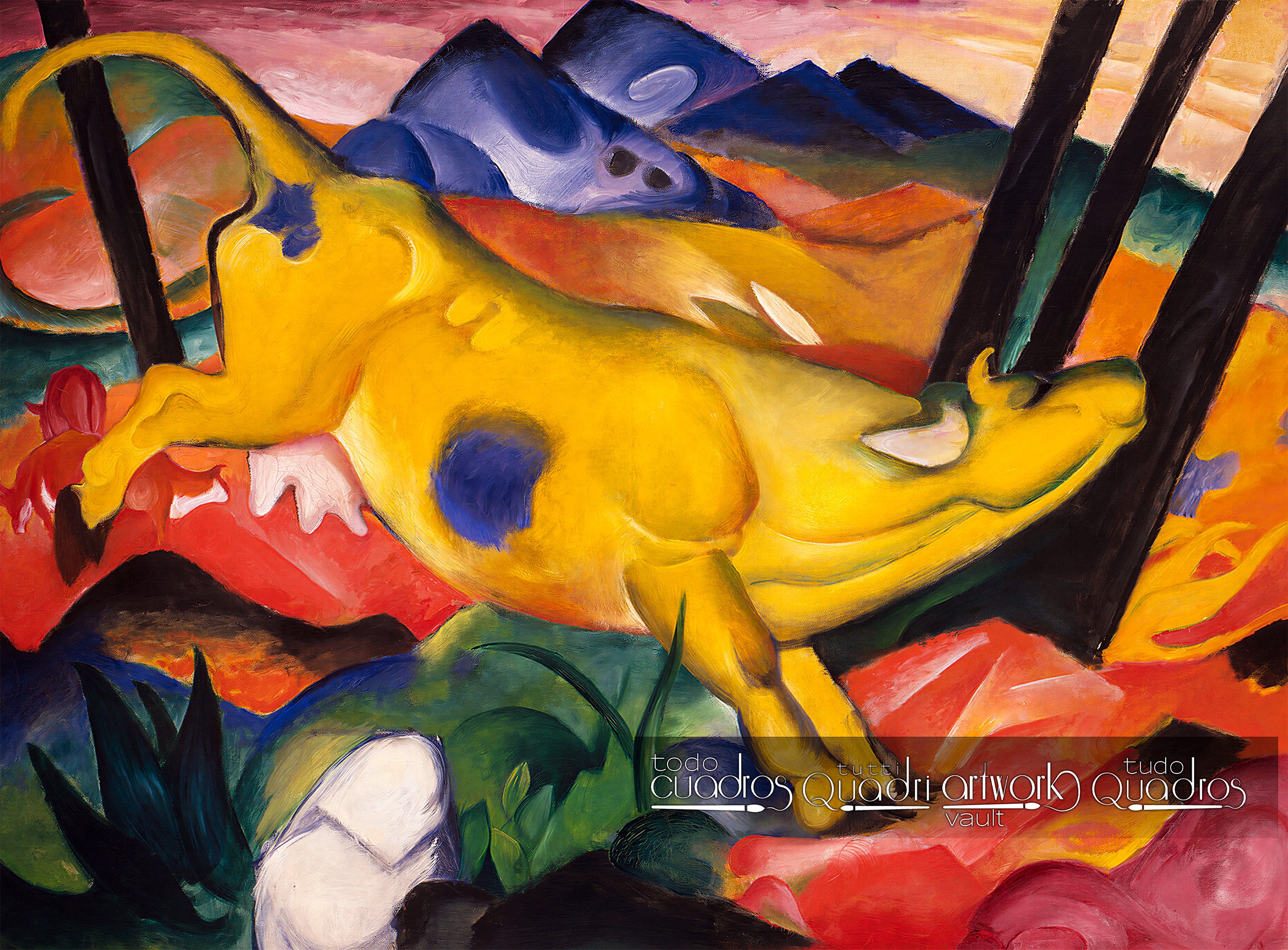 Vaca amarilla, Franz Marc