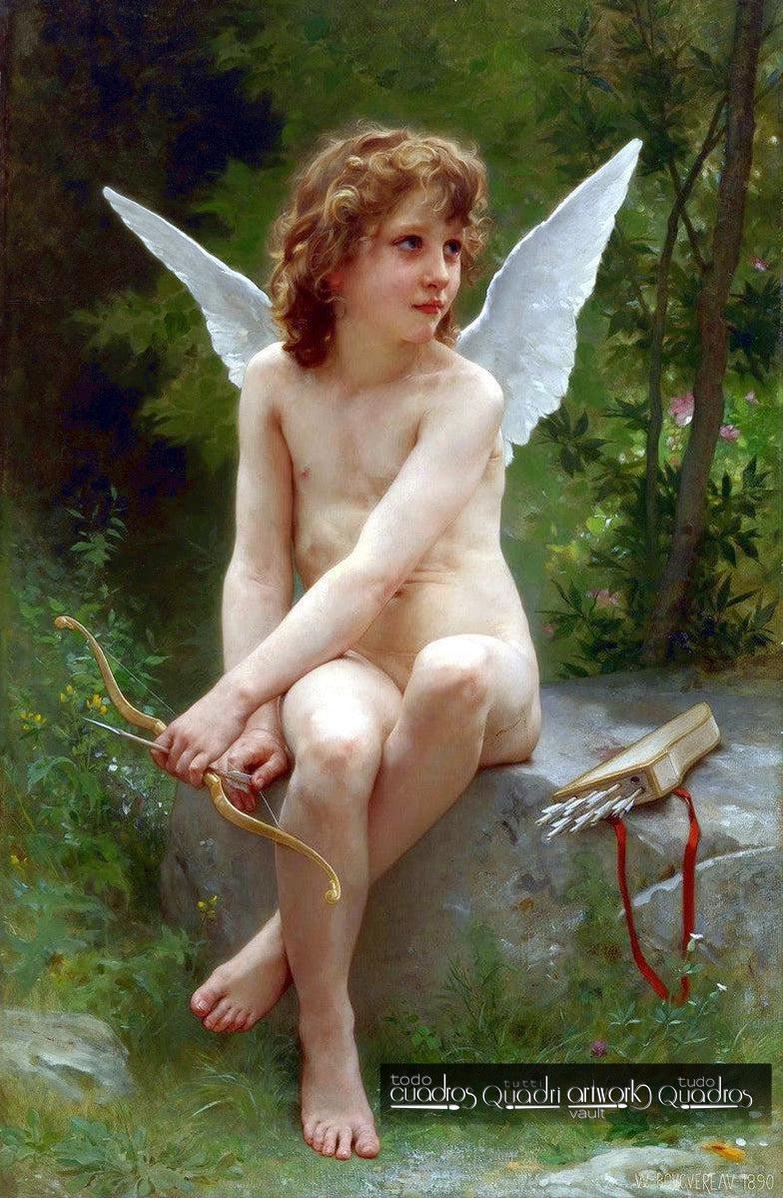 Amor al acecho, Bouguereau