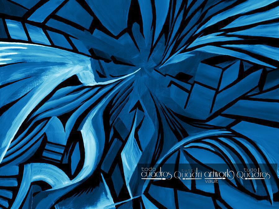 Formas azules, Abstracto