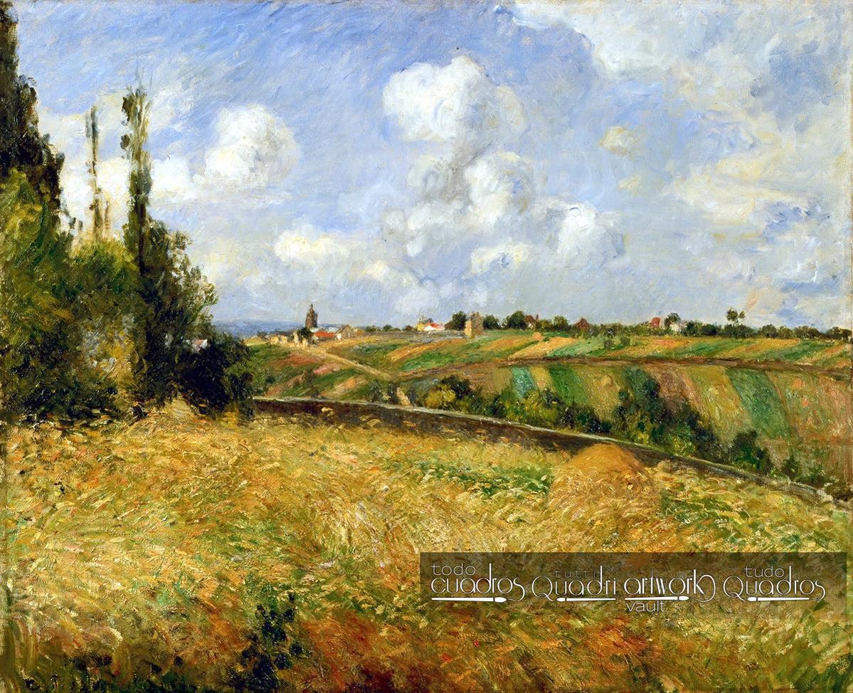Un campo de centeno, Pissarro