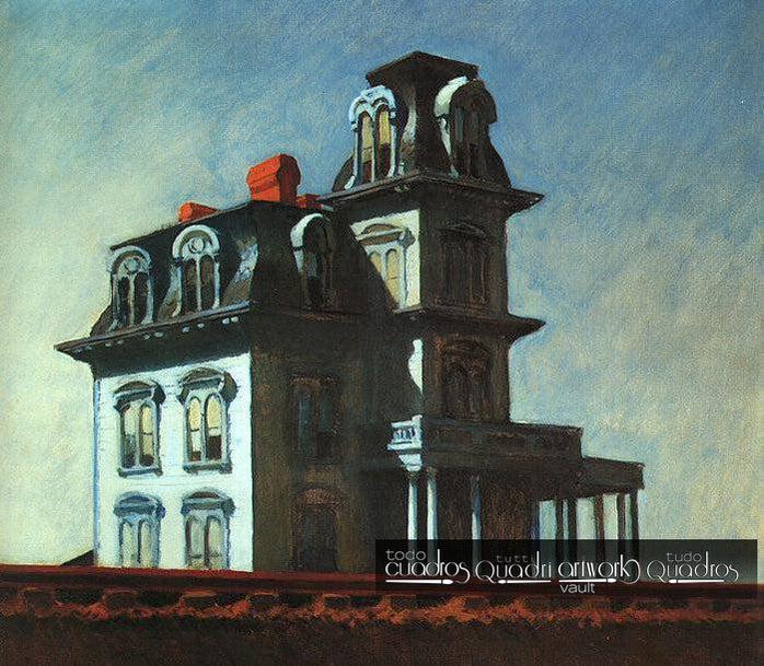 Casa junto a la vía del tren, Hopper