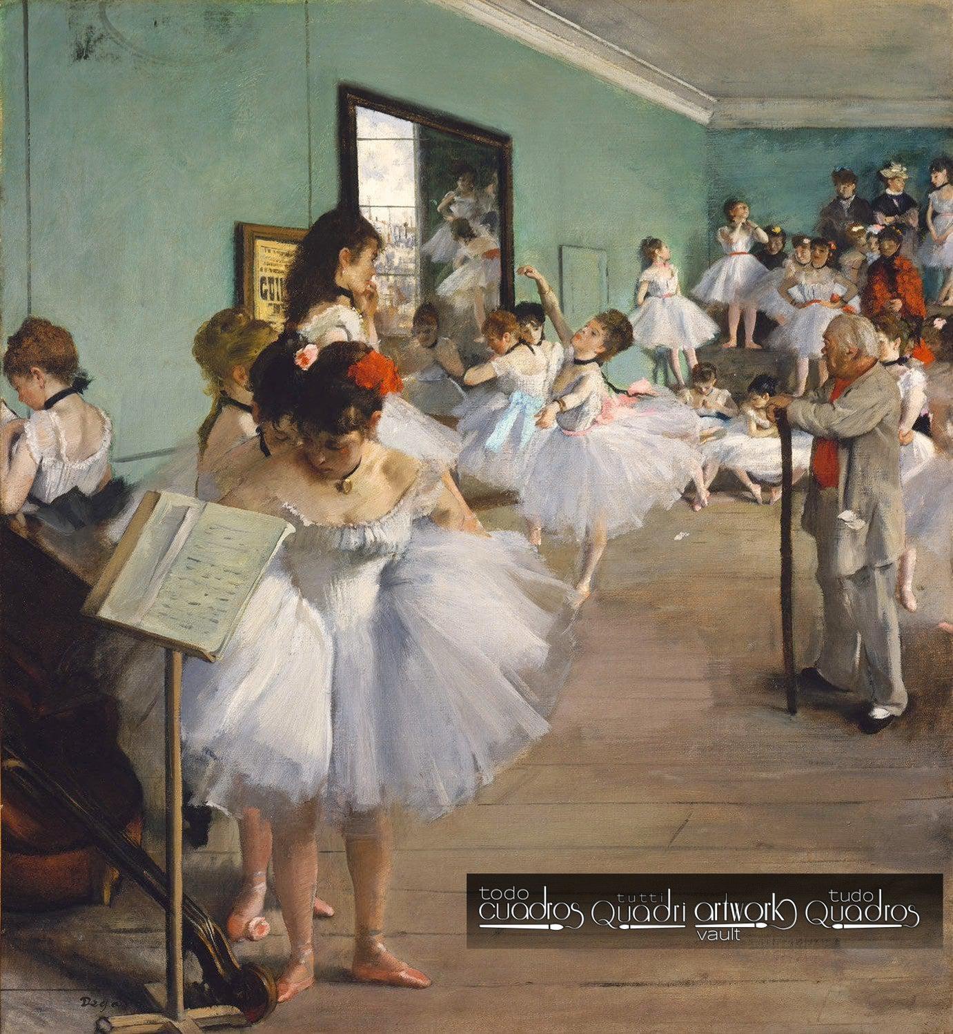 La clase de danza (en el Museo MET), Degas