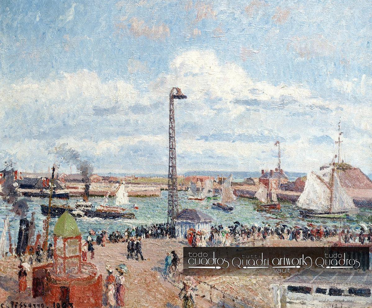 El embarcadero de los pilotos en Havre, Pissarro