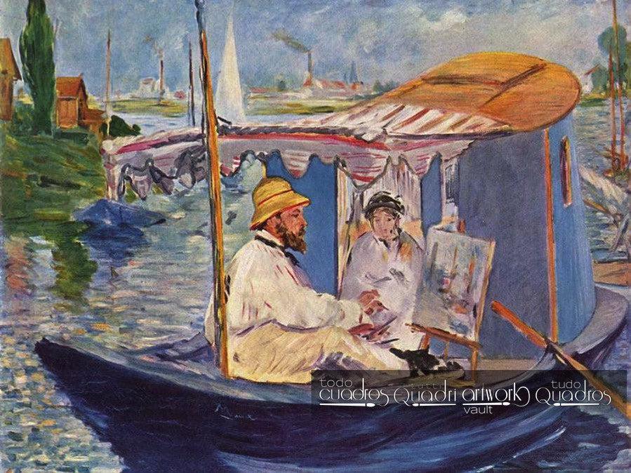 El estudio flotante, Manet