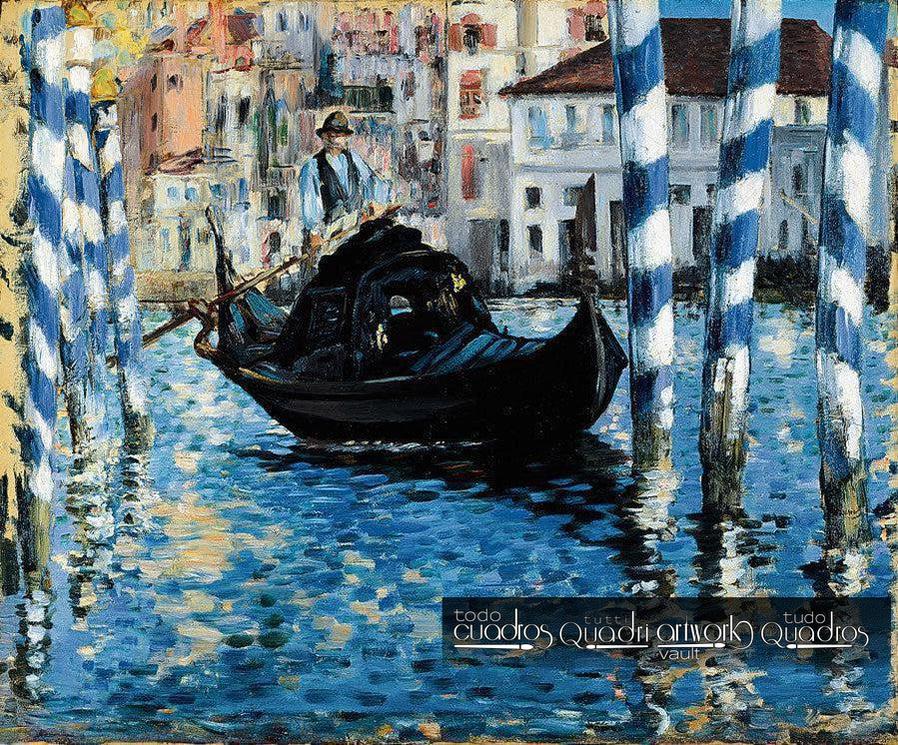El gran canal de Venecia, Manet