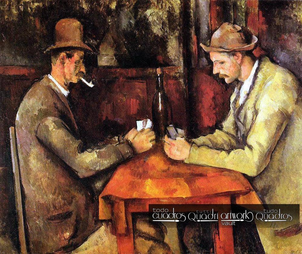 Los jugadores de cartas, Cézanne