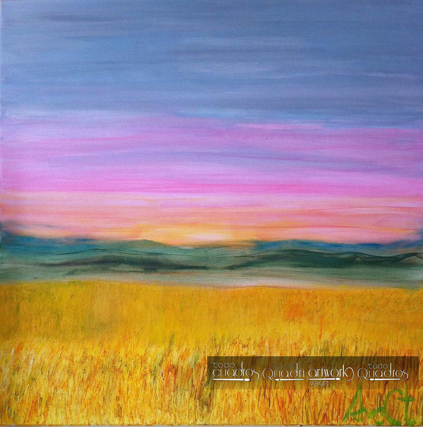 Cuadro "La cosecha" <br /> A. Croxatto (2015)