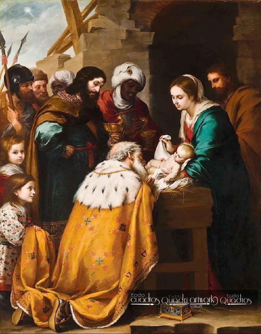 Adoración de los Reyes Magos, Murillo