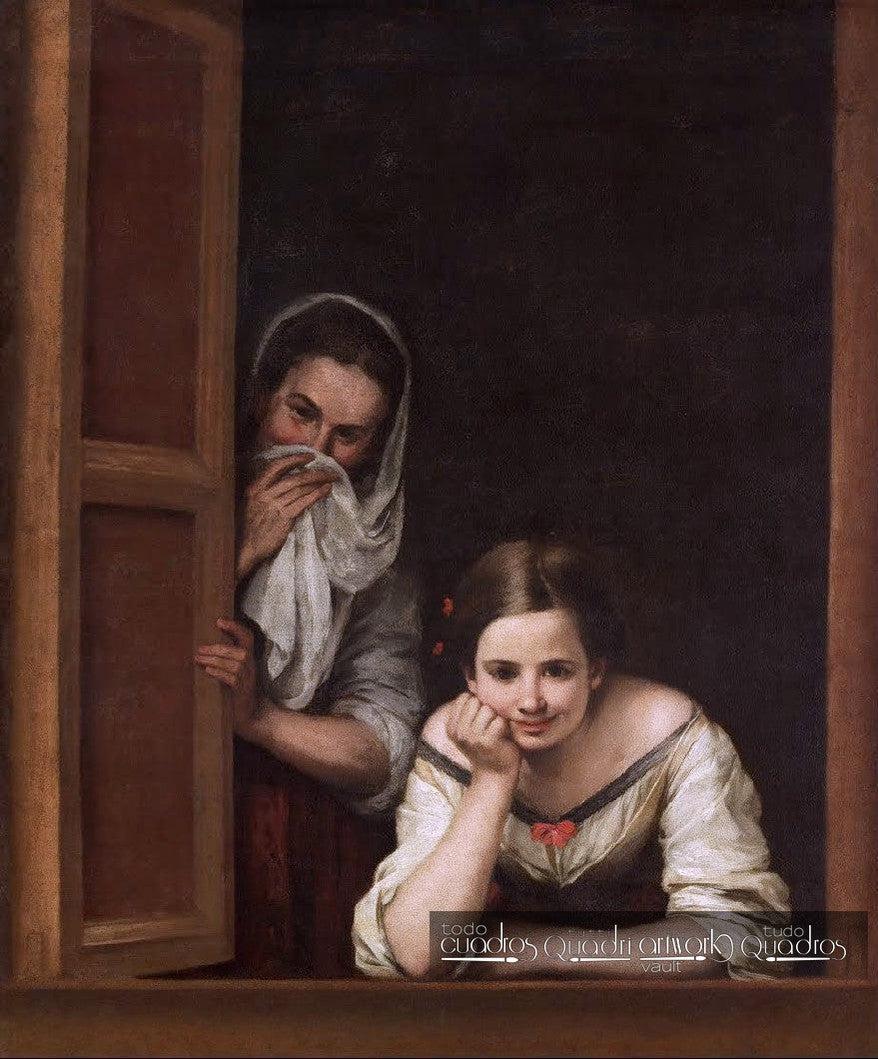 Mujeres en la ventana, Murillo