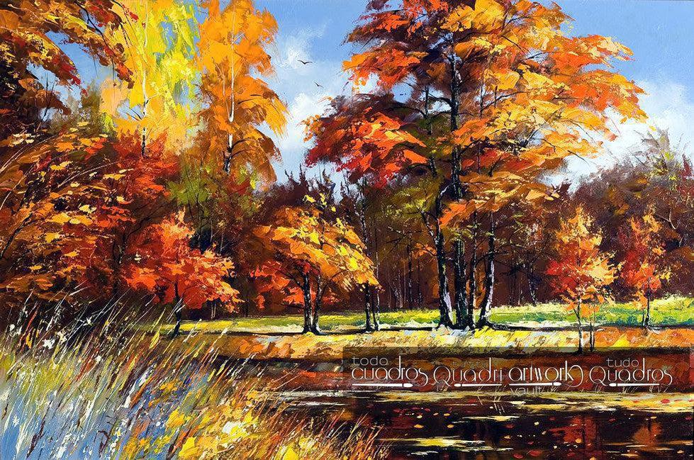 Otoño, Óleo de Paisaje