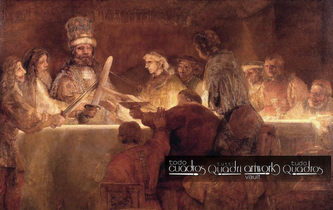 La conspiración de Claudius Civilis, Rembrandt