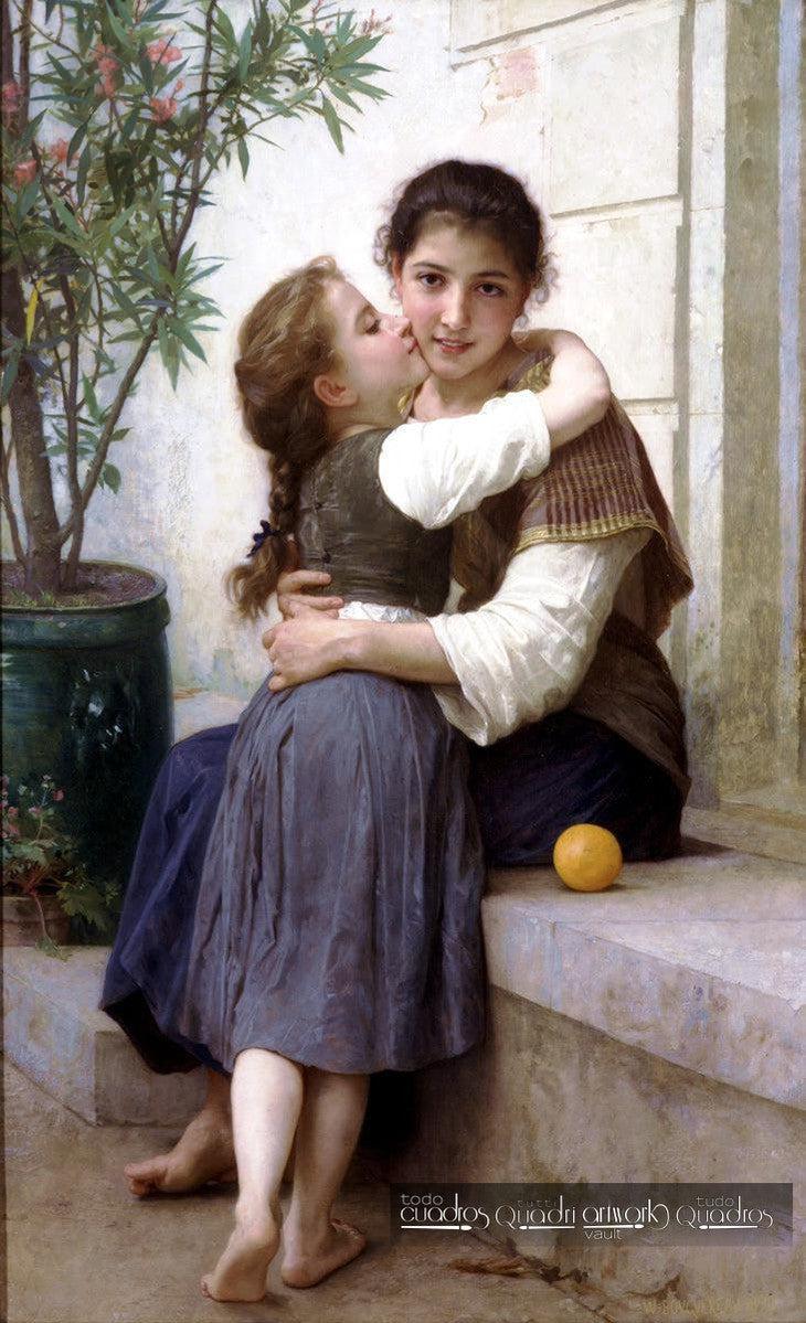 Caricia, Bouguereau