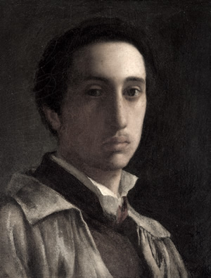 Autorretrato del pintor Edgar Degas.