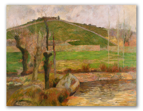"Paisaje cerca de Pont-Aven" de Gauguin