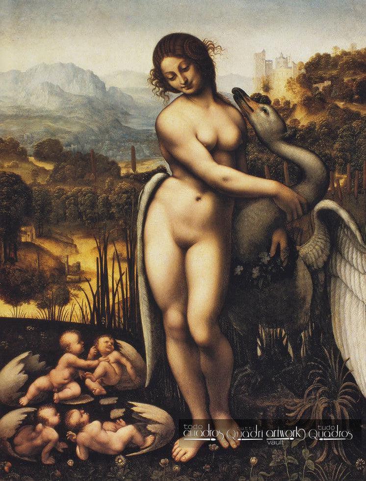 Obra De Arte Del Pintor Leonardo Da Vinci Titulada Leda Y El Cisne | Obra De Arte Del Pintor Leonardo Da Vinci Titulada Leda Y El Cisne |