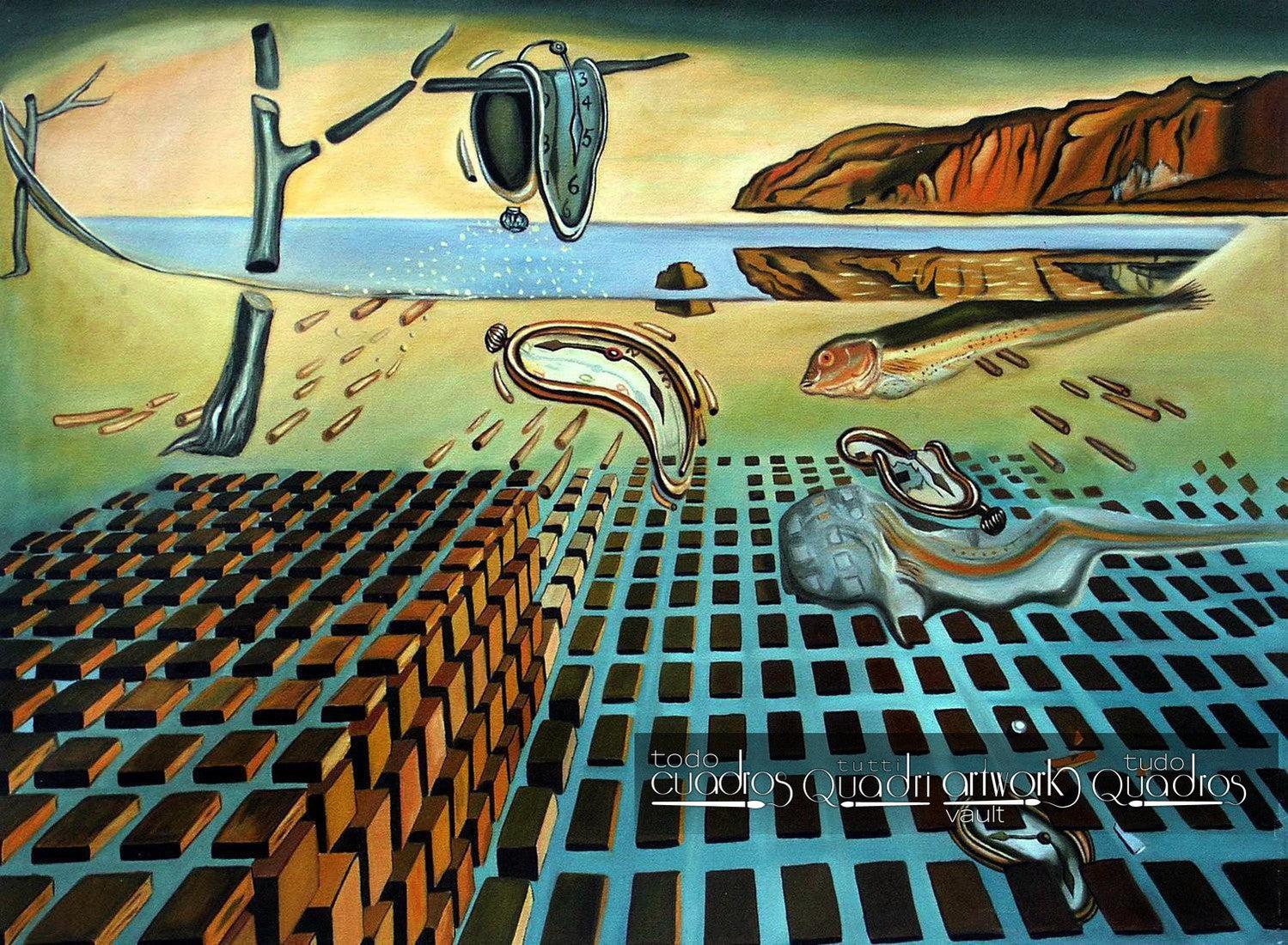 La desintegración la persistencia de la memoria" Dalí.